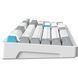 Клавиатура GamePro Asgard Drakkar Keychron Super Red Switch Wireless/Bluetooth/USB UA White (MK305WH) 349967 фото 3