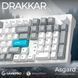 Клавиатура GamePro Asgard Drakkar Keychron Super Red Switch Wireless/Bluetooth/USB UA White (MK305WH) 349967 фото 6