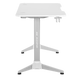 Стол компьютерный 2E GAMING OTOROSHI, 120х60x75см, Бело-серый (2E-GT-OTO-WTGR) 2E-GT-OTO-WTGR фото 17