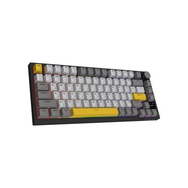 Клавіатура Ajazz AK820 Pro Flying Fish Switch Black RGB USB/Wireless/Bluetooth UA Black (AK820PRO-FF-BGY) 227341 фото