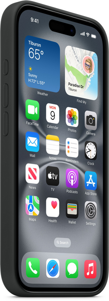 Чохол Apple для iPhone 16 Silicone Case with MagSafe Black MYY13ZM фото