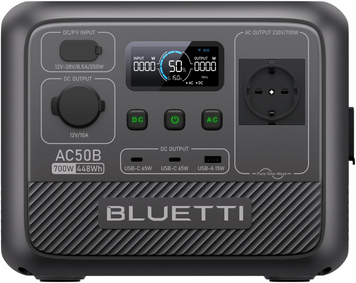 Зарядная станция Bluetti AC50B, 700 Вт, 448 Вт*ч (электростанция для дома) AC50B фото
