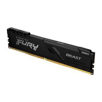 Оперативная память DDR4 8GB 3200 MHz Fury Beast Black Kingston Fury (ex.HyperX) (KF432C16BB/8) KF432C16BB/8 фото