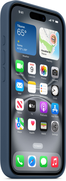 Чохол Apple для iPhone 16 Silicone Case with MagSafe Denim MYY23 фото