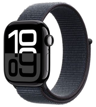 Смарт-часы Apple Watch Series 10 GPS 46mm Jet Black Aluminum Case with Ink Sport Loop (MWWR3) 349906130 фото