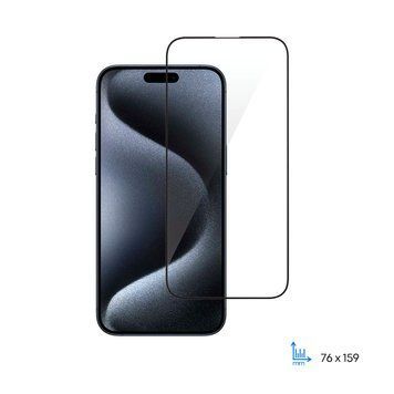 Защитное стекло 2E для iPhone 15 Pro Max, 2.5D FCFG, 2E-IP-15PM-6.7-SMFCFG-BB фото