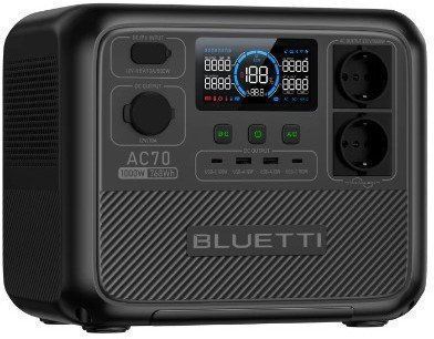 Зарядная станция Bluetti AC70, 1000 Вт, 768 Вт*ч (электростанция для дома) AC70 фото