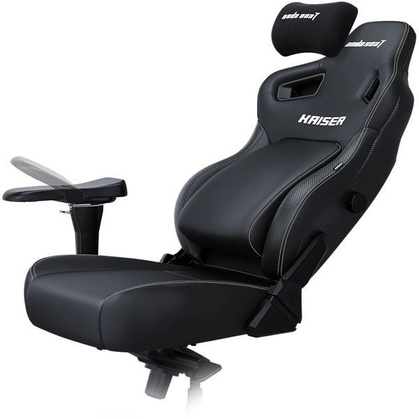 Игровое кресло Anda Seat Kaiser 4 PVC Size XL Black (AD12YDDC-XLL-20-B-PV/C) AD12YDDC-XLL-20-B-PV/C фото
