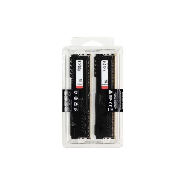 Оперативная память DDR4 32GB (2x16GB) 3200 MHz Fury Beast Black Kingston Fury (ex.HyperX) (KF432C16BB1K2/32) KF432C16BB1K2/32 фото