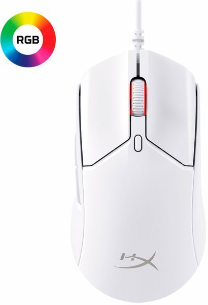 Игровая мышка HyperX Pulsefire Haste 2, RGB, USB-A, USB White (6N0A8AA) 776241 фото