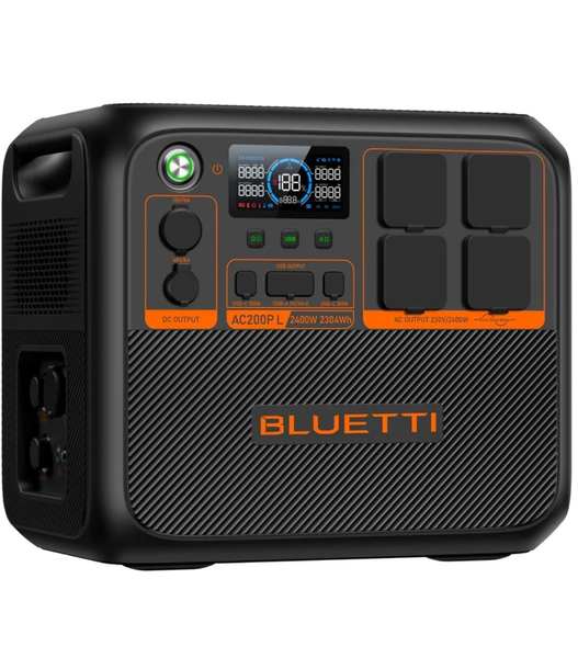 Зарядна станція Bluetti AC200PL, 2400 Вт, 2304 Вт/год (електростанція для дому, UPS, ДБЖ) AC200PL фото
