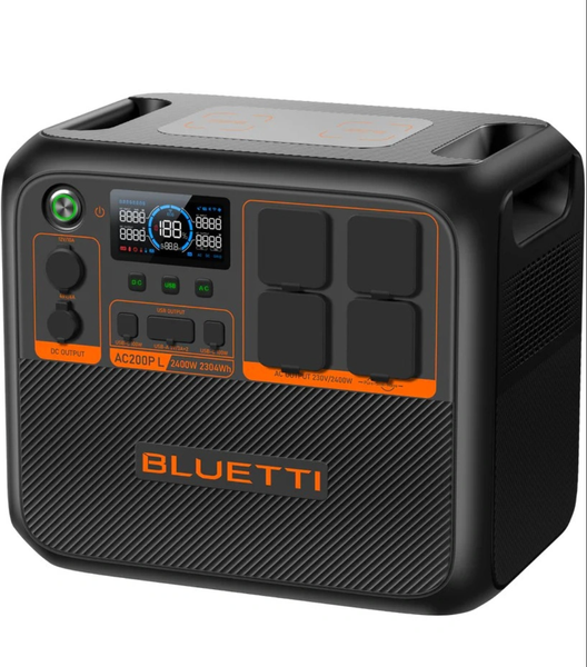 Зарядна станція Bluetti AC200PL, 2400 Вт, 2304 Вт/год (електростанція для дому, UPS, ДБЖ) AC200PL фото