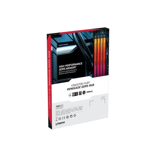 Оперативная память DDR5 48GB 6400 MHz Renegade RGB XMP Kingston Fury (ex.HyperX) (KF564C32RSA-48) KF564C32RSA-48 фото