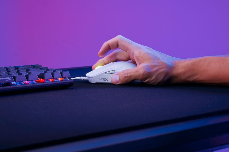 Игровая мышка HyperX Pulsefire Haste 2, RGB, USB-A, USB White (6N0A8AA) 776241 фото