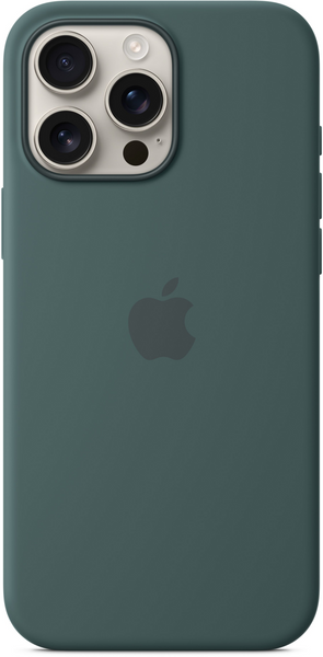 Чохол Apple для iPhone 16 Pro Max Silicone Case with MagSafe Lake Green MA7V4 фото