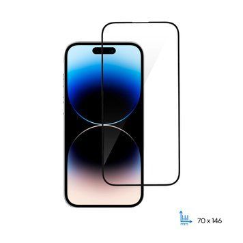 Защитное стекло 2E для iPhone 14 Pro, 2.5D FCFG 2E-IP-14P-6.1-SMFCFG-BB фото