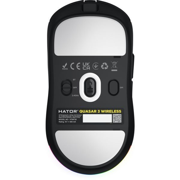 Мишка Hator Quasar 3 Wireless Black (HTM730) 102041 фото