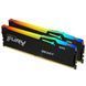 Оперативная память DDR5 16GB (2x8GB) 5600 MHz Beast RGB Kingston Fury (ex.HyperX) (KF556C40BBAK2-16) KF556C40BBAK2-16 фото 2