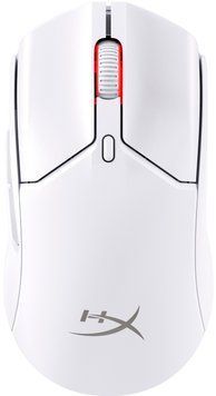 Игровая мышка HyperX Pulsefire Haste 2 mini, RGB, USB-A/WL/BT White (7D389AA) 875950 фото