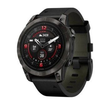 Смарт-часы Garmin Epix Pro Gen 2 Sapphire 47mm  Carbon Gray with B. Leather Band(010-02803-30) 810333 фото