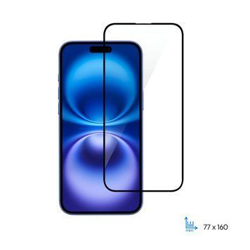 Защитное стекло 2E для Apple iPhone 16 Plus(6.7), 2.5D FCFG 2E-IP-16PL-6.7-SMFCFG-BB фото
