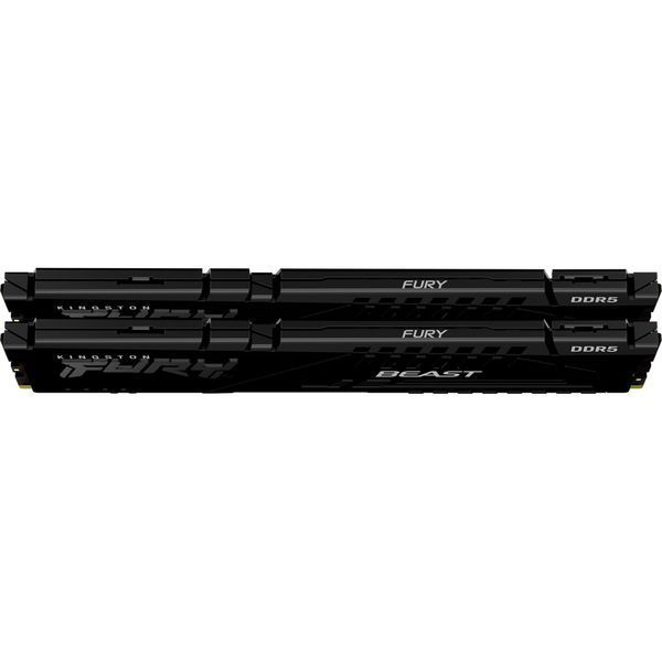 Оперативная память DDR5 64GB (2x32GB) 6400 MHz Beast Black EXPO Kingston Fury (ex.HyperX) (KF564C32BBEK2-64) KF564C32BBEK2-64 фото