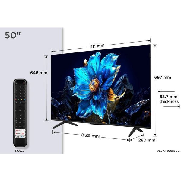 Телевізор TCL P7K 50" QLED Ultra HD 4K (50P7K) 245024 фото