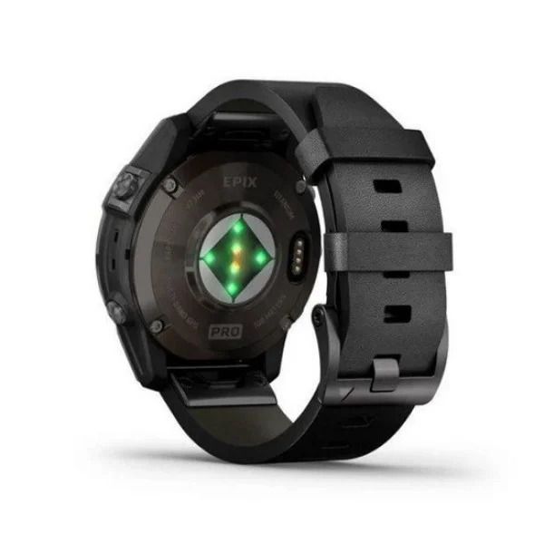 Смарт-часы Garmin Epix Pro Gen 2 Sapphire 47mm  Carbon Gray with B. Leather Band(010-02803-30) 810333 фото