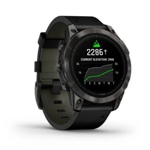 Смарт-часы Garmin Epix Pro Gen 2 Sapphire 47mm  Carbon Gray with B. Leather Band(010-02803-30) 810333 фото