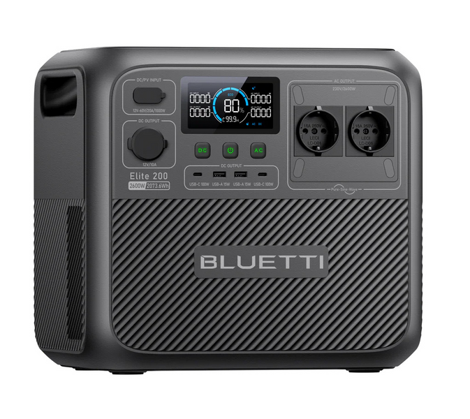 Зарядная станция Bluetti Elite 200 V2, 2600 Вт, 2073 Вт*ч (электростанция для дома, UPS, ИБП) EU EL200V2 фото