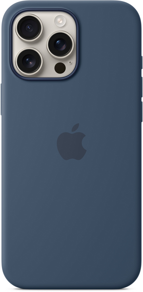 Чохол Apple для iPhone 16 Pro Max Silicone Case with MagSafe Denim MYYU3 фото