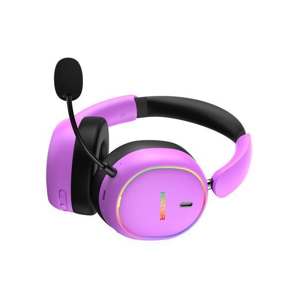 Навушники Hator Phoenix 2 Wireless Hi-Res SyncHUB Cyber Violet (ESH42) ESH42 фото