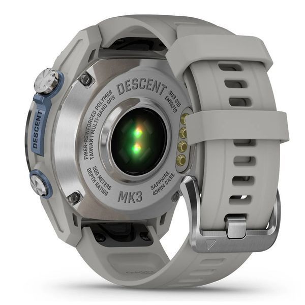 Смарт-часы Garmin Descent Mk3, 43mm, Passvtd Steel/Fog Gry, Dive Computer, GPS дайвінг комп'ютер (010-02753-04/03) 893139 фото
