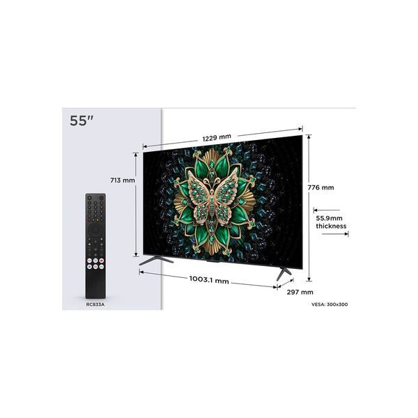 Телевізор TCL C6K 55" QLED Ultra HD 4K (55C6K) 245025 фото