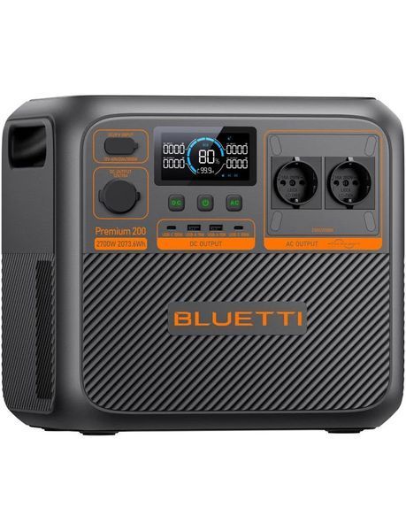 Зарядна станція Bluetti Premium 200 V2, 2700 Вт, 2073 Вт*год (електростанція для дому, UPS, ДБЖ) PR200V2 фото