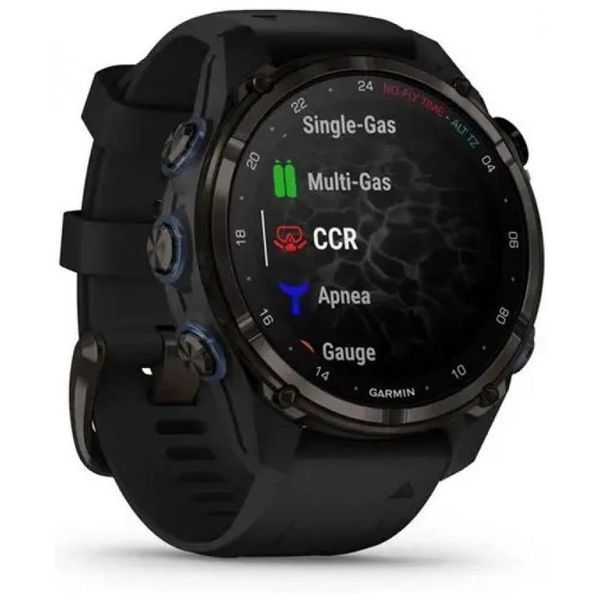 Смарт-часы Garmin Descent Mk3i, 43mm, Crbn Gry DLC Ti/Blk, Dive Computer, GPS дайвінг комп'ютер (010-02753-10/11) 893140 фото