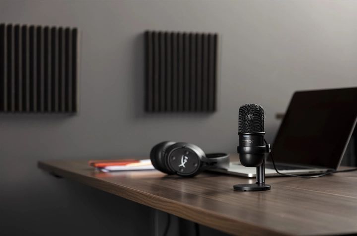 Мікрофон геймінговий HyperX SoloCast BLACK (4P5P8AA) 4P5P8AA фото