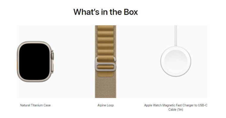 Смарт-годинник Apple Watch Ultra 2 GPS + Cellular 49mm Natural Titanium Case w. Tan Alpine Loop - Medium (MX4F3) 19259 фото