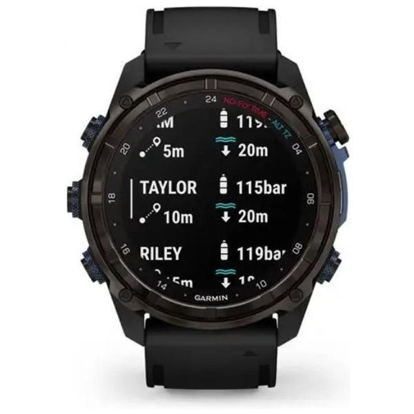 Смарт-часы Garmin Descent Mk3i, 51mm, Crbn Gry DLC Ti/Blk, Dive Computer, GPS (010-02752-10/11) 90053 фото