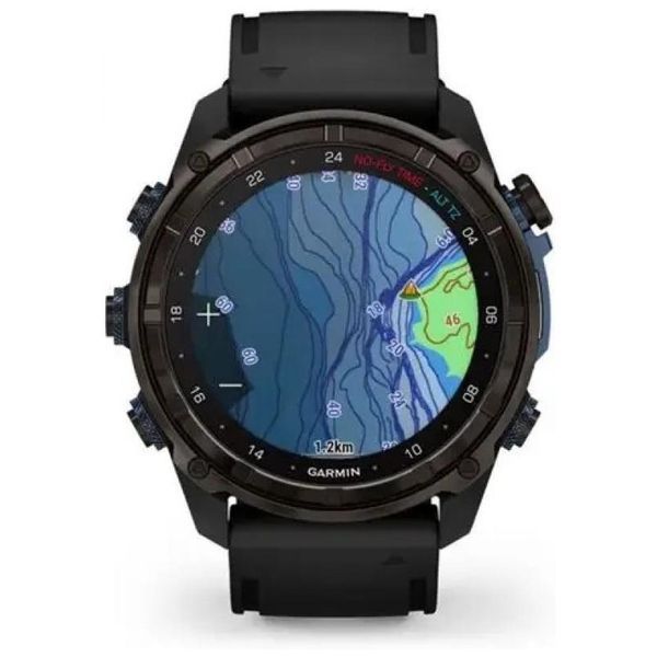 Смарт-часы Garmin Descent Mk3i, 51mm, Crbn Gry DLC Ti/Blk, Dive Computer, GPS (010-02752-10/11) 90053 фото