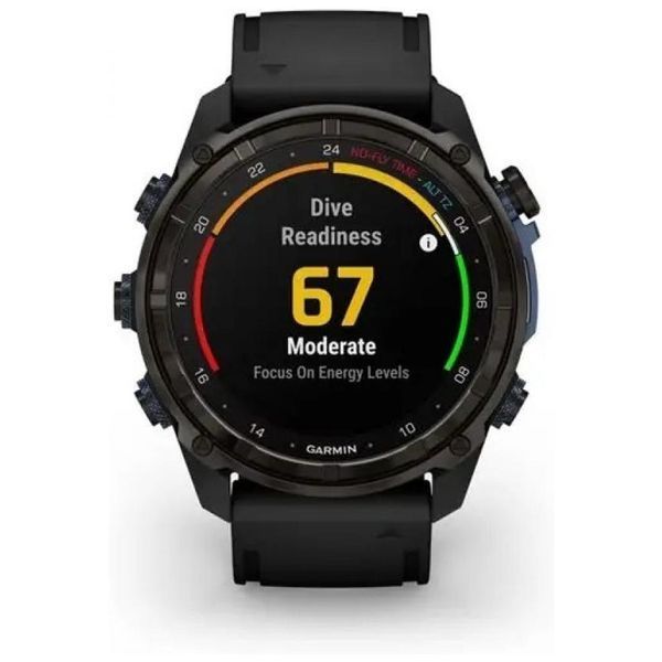 Смарт-часы Garmin Descent Mk3i, 51mm, Crbn Gry DLC Ti/Blk, Dive Computer, GPS (010-02752-10/11) 90053 фото