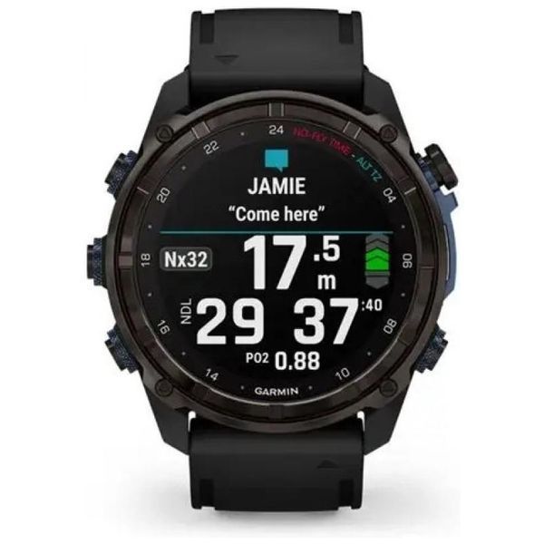 Смарт-часы Garmin Descent Mk3i, 51mm, Crbn Gry DLC Ti/Blk, Dive Computer, GPS (010-02752-10/11) 90053 фото