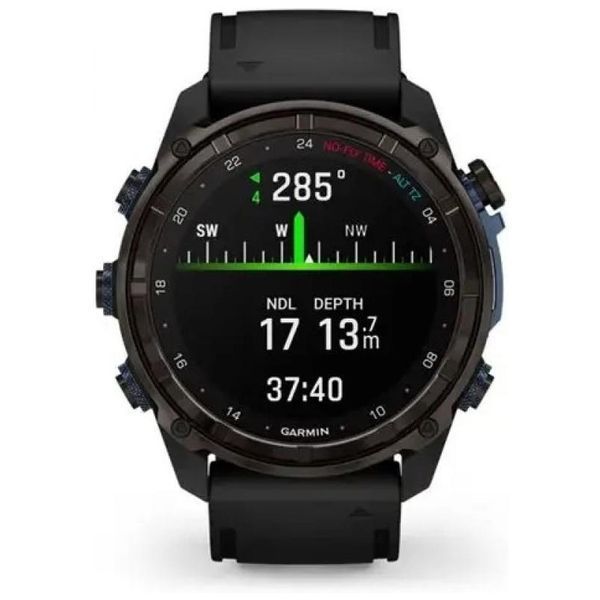 Смарт-часы Garmin Descent Mk3i, 51mm, Crbn Gry DLC Ti/Blk, Dive Computer, GPS (010-02752-10/11) 90053 фото