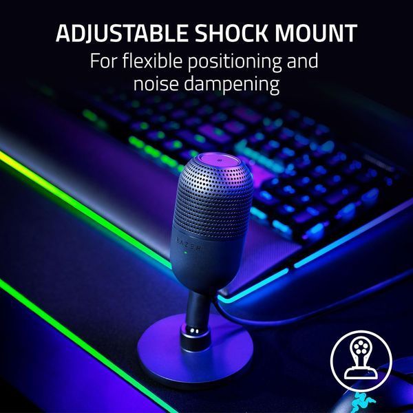 Мікрофон геймінговий Razer Seiren V3 Mini Black (RZ19-05050100-R3M1) RZ19-05050100-R3M1 фото