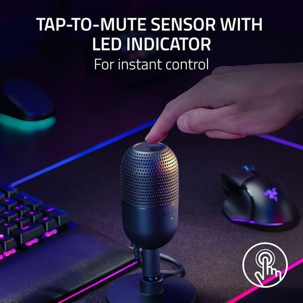 Мікрофон геймінговий Razer Seiren V3 Mini Black (RZ19-05050100-R3M1) RZ19-05050100-R3M1 фото