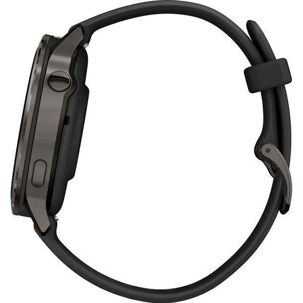Смарт-часы Garmin Venu 4 41 mm Slate with Black Silicone Band (010-03013-02) 301014 фото