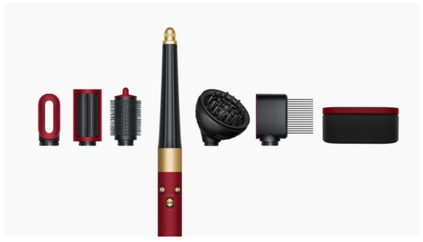 Стайлер Dyson Airwrap i.d. Multi-Styler and Dryer Curly to Coily Red Velvet/Gold (596928-01) 98809 фото