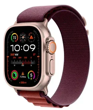 Смарт-годинник Apple Watch Ultra 2 GPS + Cellular 49mm Titanium Case with Indigo Alpine Loop - Medium (MRET3)