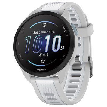 Смарт-часы Garmin Forerunner 165 Music, Mist Grey/Whitestone, GPS (010-02863-31) 902761 фото