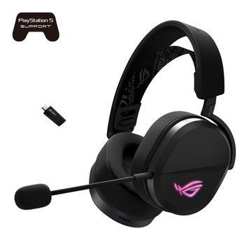 Игровая гарнитура ASUS ROG Pelta, USB-A/BT/WL, RGB, 1.8м (90YH0410-BHUA00) 90YH0410-BHUA00 фото